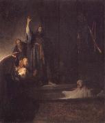 The Raising of Lazarus REMBRANDT Harmenszoon van Rijn
